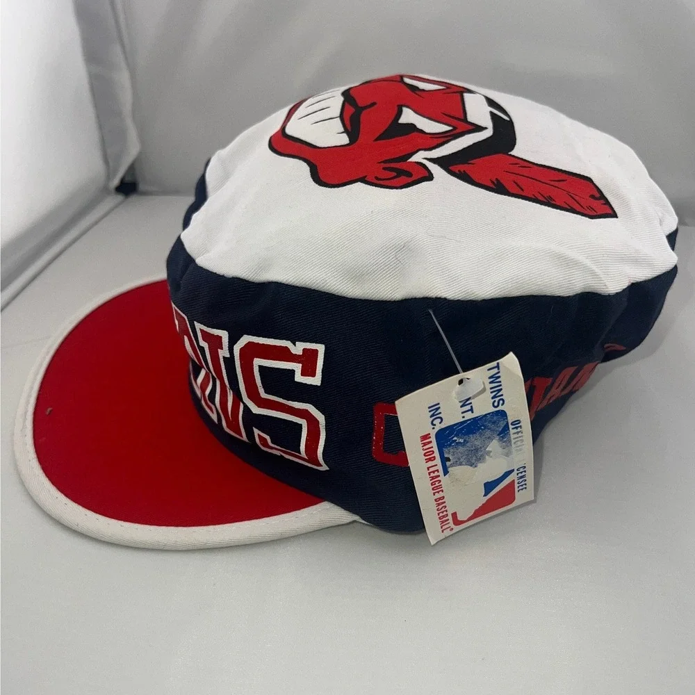 Vintage‎ Cleveland Indians Hat Chief Wahoo MLB Painter Cap Twins Enterprise NEW